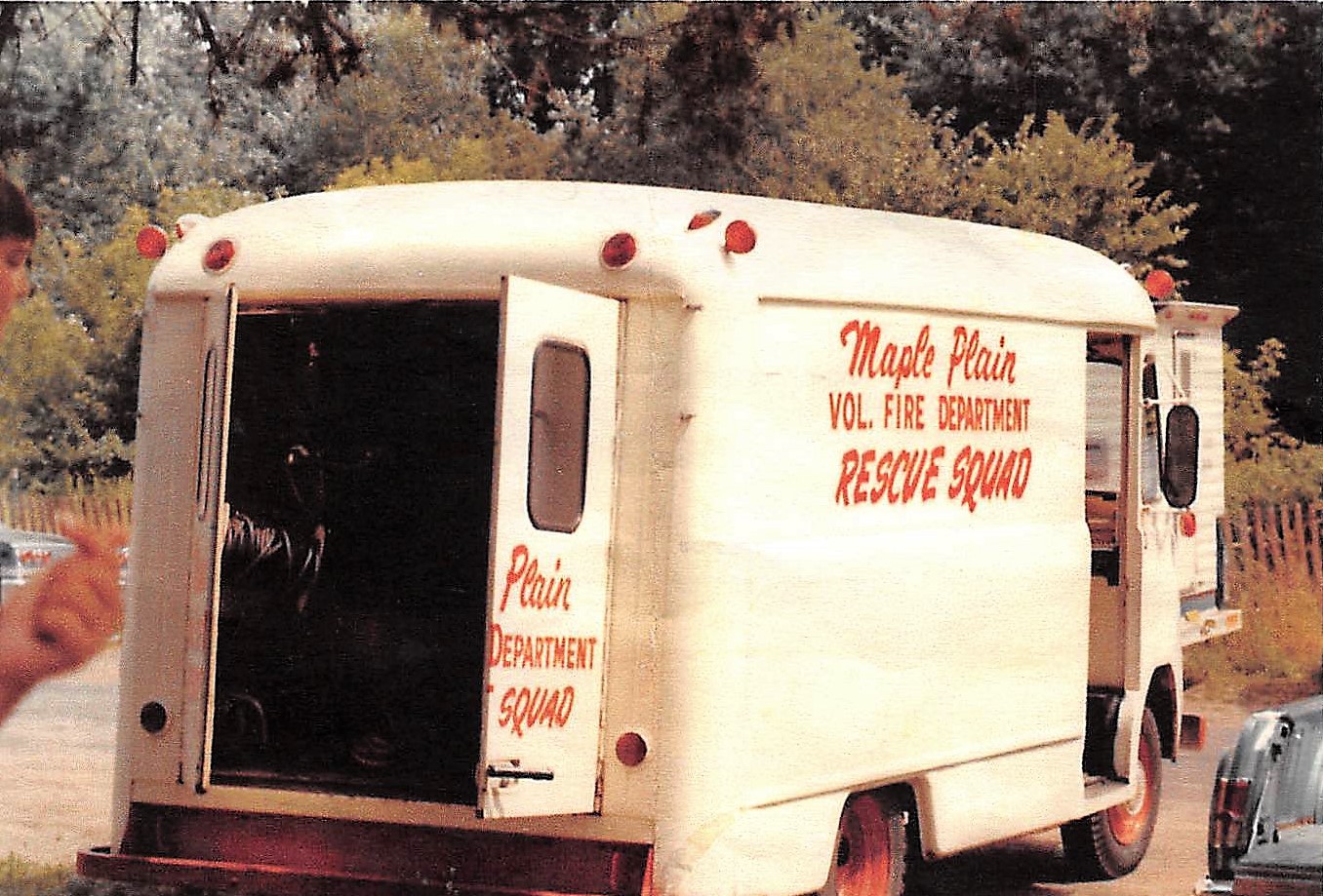 Rescue Squad, a 1957 Ford, served the Maple Plain Fire Department until mid 1970's